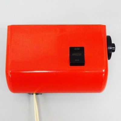 CITIZEN 5RD025 Red Flip Alarm Clock Retro Vintage Desk Clock Made