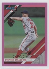 2019 Panini Donruss Holo Pink Stephen Strasburg #52 tx8