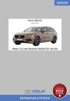 PDF Volvo V90 CC (Ab 2017) Reparaturanleitung Motor 2,0 L Benziner 183 Kw
