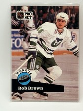 Rob Brown 1991 Hartford Whalers Card