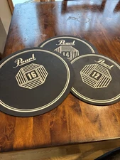 Pearl Drum Practice Pads, set Of 3 (12, 14, 16”