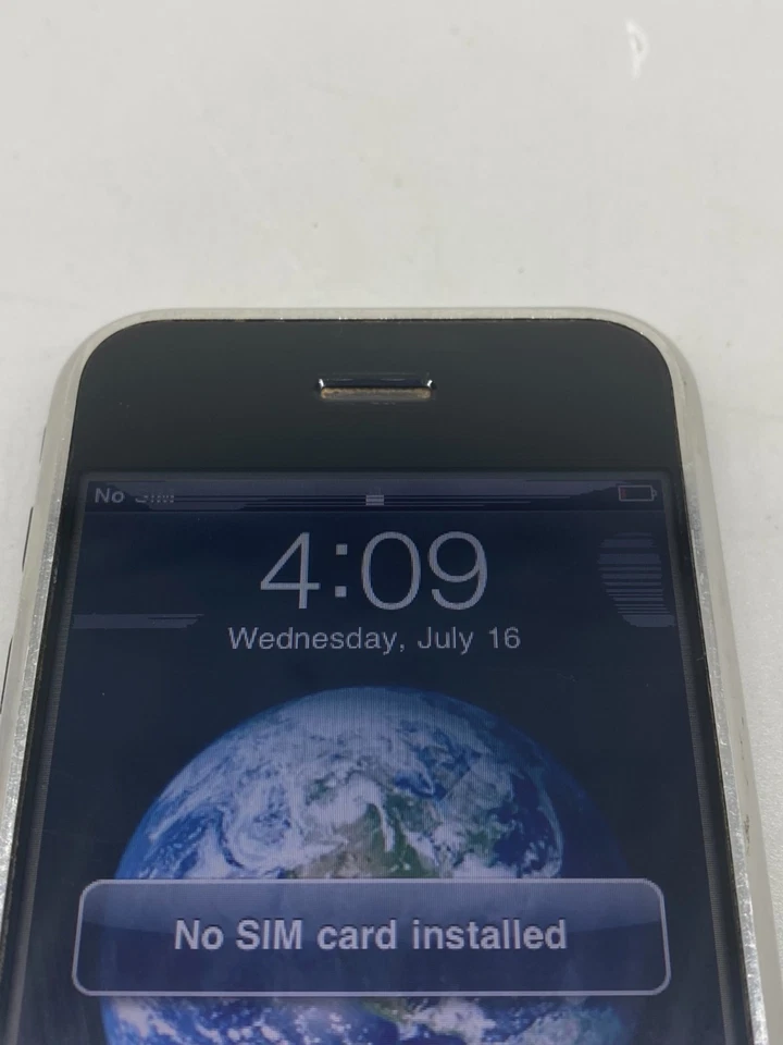 Apple iPhone 1 Gen A1203 8GB Silver Smartphone AT&T ONLY -C/See photo - Image 2 of 4