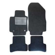 Fußmatten Set Autoteppiche für Renault Clio IV 2012 2020, Schwarz
