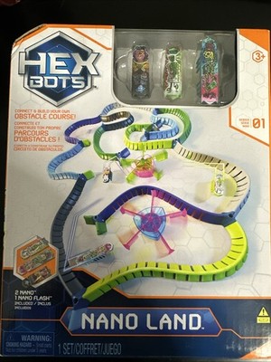 Nano Land, Sensory Toys for Kids & Cats with Over 40 Pieces & 3 Nano Bots, To...