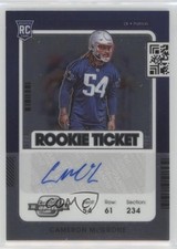 2021 Panini Contenders Optic Rookie Ticket Auto Cameron McGrone #202 Auto 0qw3