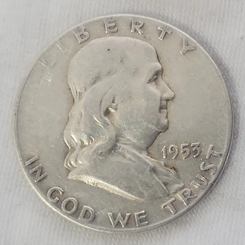 1953 S Franklin Half Dollar in VF Condition