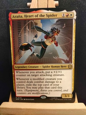 Arana, Heart of the Spider - Marvel's Spider-Man - Rare - NM (siehe Bilder) MTG