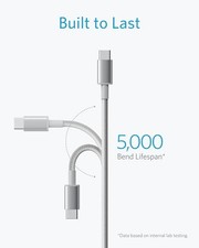ANKER USB C TO USB C CABLE, TYPE C 60W FAST CHARGING CABLE 6FT, 2PACK -