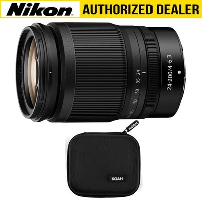 Nikon NIKKOR Z 24-200mm f/4-6.3 VR Lens Koah Hard Shell Filter Case