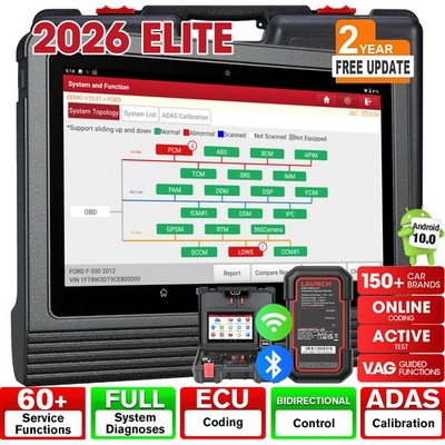 2026 LAUNCH X431 PRO3S+ V+ PRO 5Profi KFZ OBD2 Diagnosegerät ECU KEY CODING TPMS
