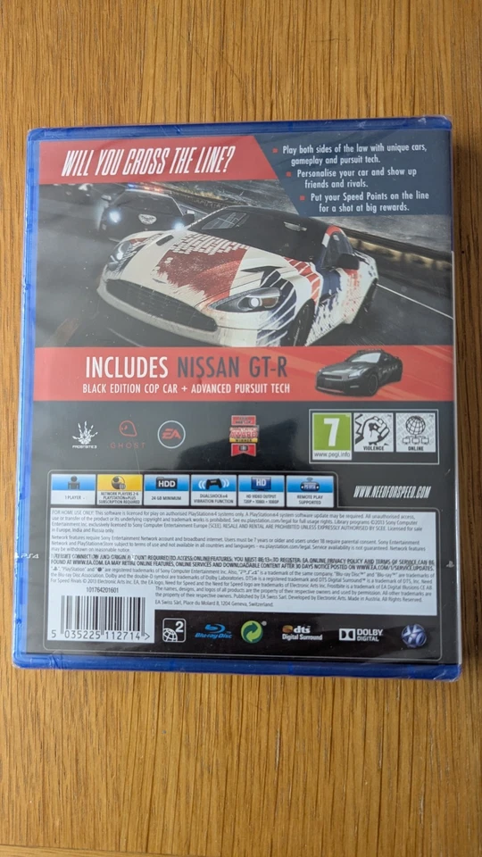 Need for Speed Rivals, Black Label, PS4, PlayStation 4, UK PAL - New & Sealed - Image 2 of 4