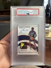 2022 Bennedict Mathurin Immaculate Rookie Sneaker Auto RPA RC Red 3/25