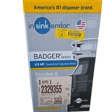 InSinkErator Badger 1XL Garbage Disposal 1/3 ...