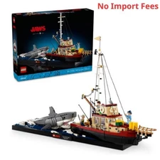 LEGO Ideas Jaws Set - Diorama Kit for Fans of the Movie - Shark Toy