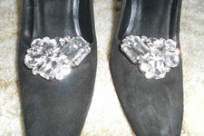 Bold Crystal Sparkling Shoe/Heel Clips NEW 