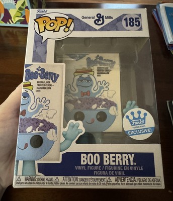 Funko Pop! General Mills Boo Berry – Limited Edition Cereal Box Figur, 9 Cm, Vinyl-Figure Für Sammler & Halloween-Fans