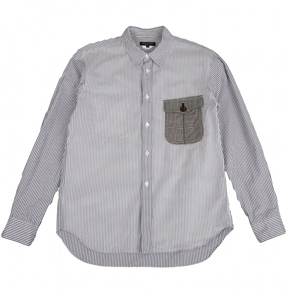 COMME des garçons SHIRT S size COMME DES GARCONS Shirt Mens Small White Pullover Crew PLAY