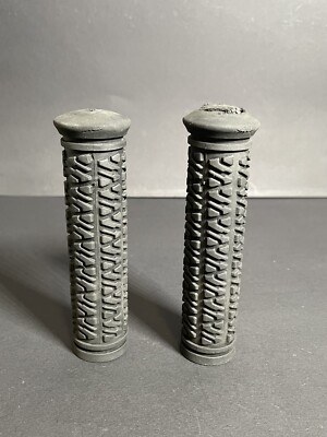 BMX oldschool Lenkergriffe schwarz handlebar grips black 90's 90'er