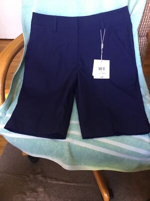 Womens Puma Golf Headquarters Pecoat Solid Bermuda Shorts
