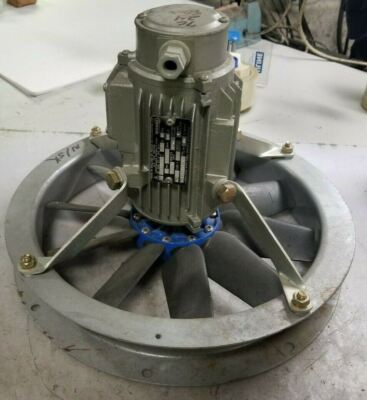 NEW WOODS AC FAN MOTOR 220 VAC 1 PHASE 3300 RPM D71B FRAME 640 WATT 12'' DIA