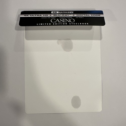 Casino 4K UHD + Blu-ray Limited Edition Steelbook RARE OOP HARD TO FIND - Picture 9 of 13