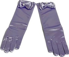 Children's Princess Satin Long Gloves Cosplay lavender