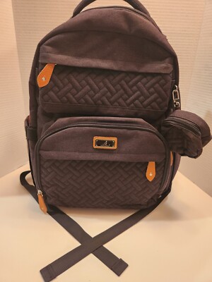 BabbleRoo Diaper Bag Backpack With Stylish Quilted Design  display picture 3