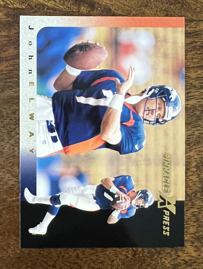 1997 Pinnacle X-Press John Elway #4  Football  Denver Broncos