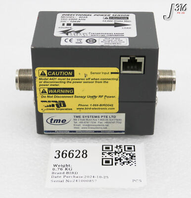 anR  36628 BIRD DIRECTIONAL POWER SENSOR, 3W-10KW, 100-2500KHZ 4025 | eBay