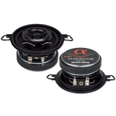 Alphasonik NS35 Neuron Series 3.5'' 90W 2-Way Full Range Car Audio Speaker Pair
