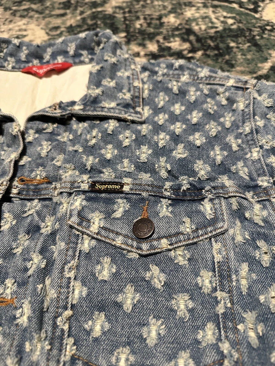 Supreme Hole Punch Denim Trucker S | eBay