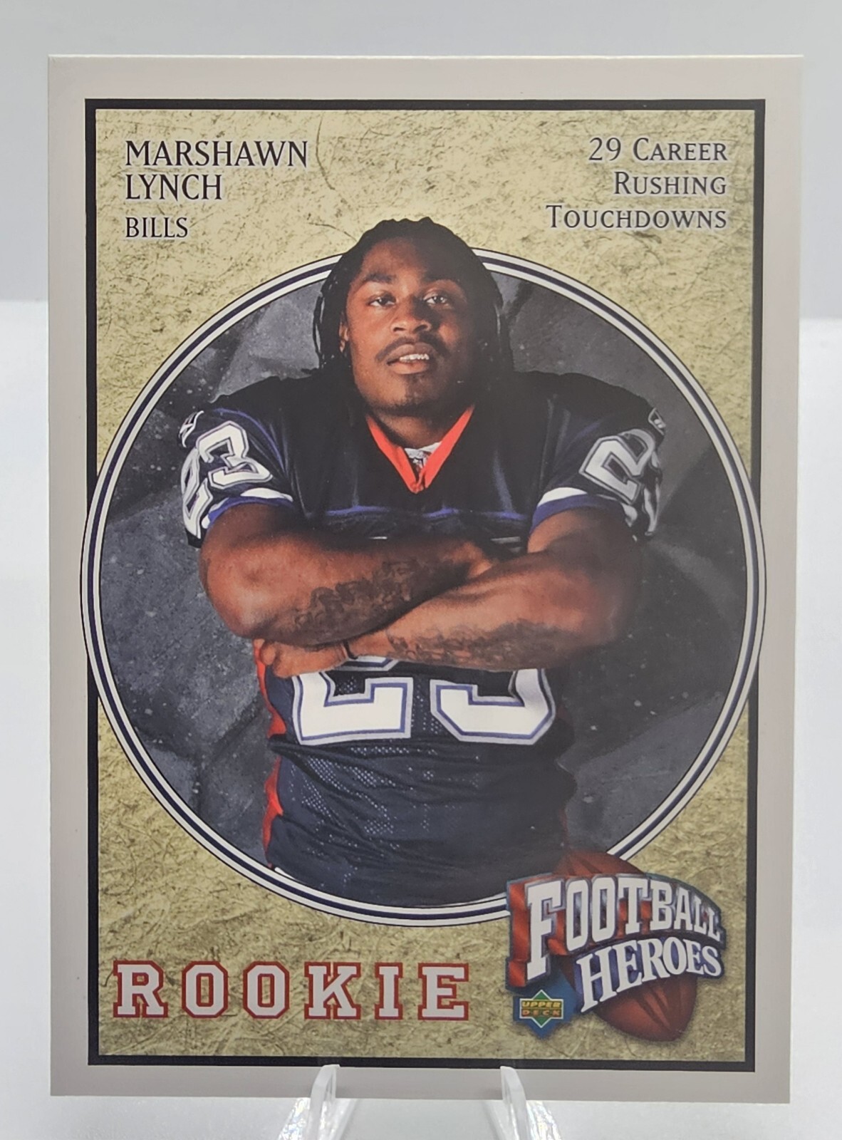 Marshawn Lynch Upper Deck Football Heroes #97 Base