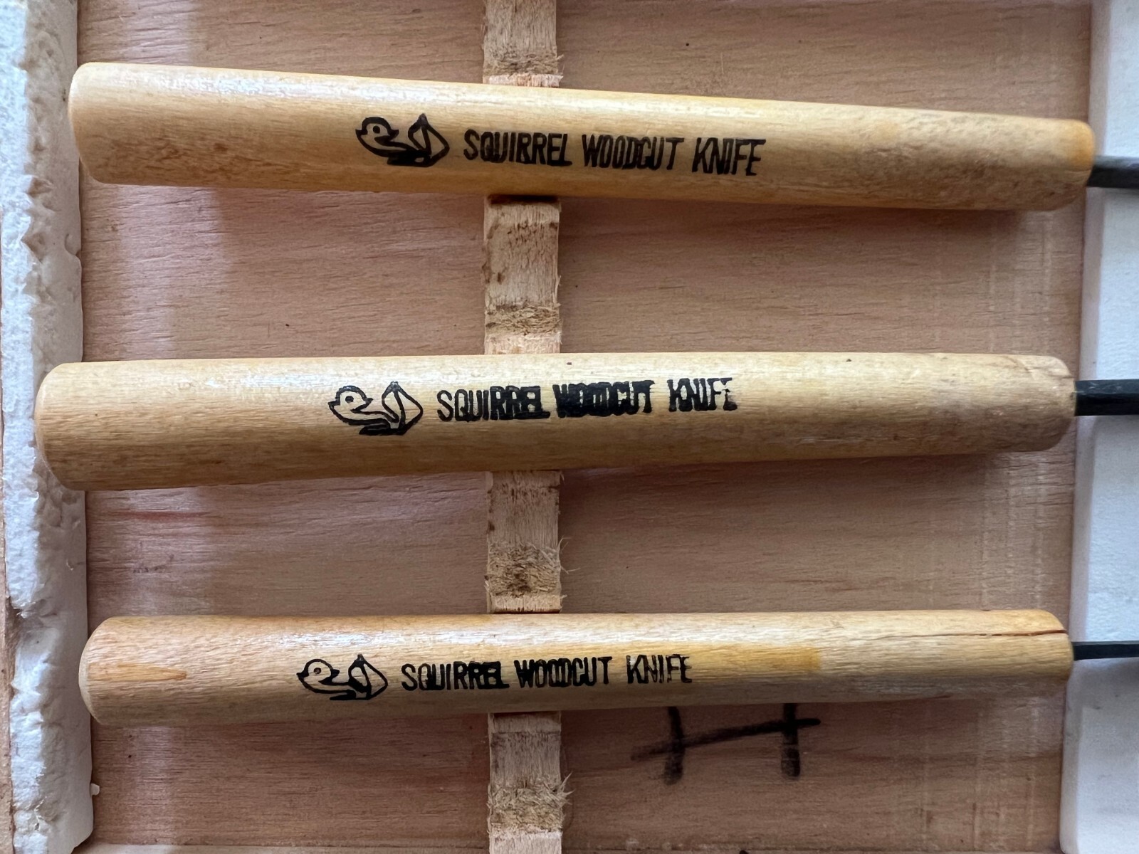 Vintage Squirrel Woodcut Knife PM 230 Advanced Wood Carving Knife eBay