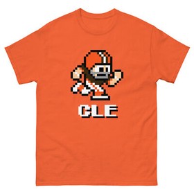 Cleveland Browns NES Football Player 8-bit Tecmo Super Bowl Nintendo T-Shirt
