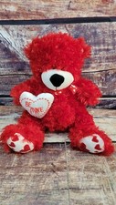 Teddy Bear Dan Dee Red Plush Be-Mine 2009 Stuffed Animal COLLECTOR'S CHOICE 15"