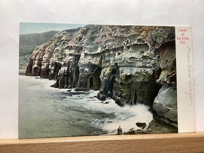Caves at La Jolla, CA - Vintage Postcard
