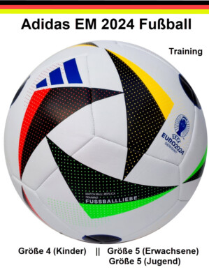 Adidas EM 2024 Fussballliebe Training Deutschland Fußball Ball EURO 2024 Gr.5