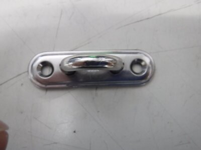 Sea Dog Line Stainless Steel Oblong Eye Plate - 304 Grade, Pad Tie-Down Mount, 2-9/16" Length (089702-1)