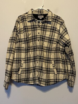 Carhartt Women's Flannel Fleece Lined Shirt Jacket Size 1X (16W