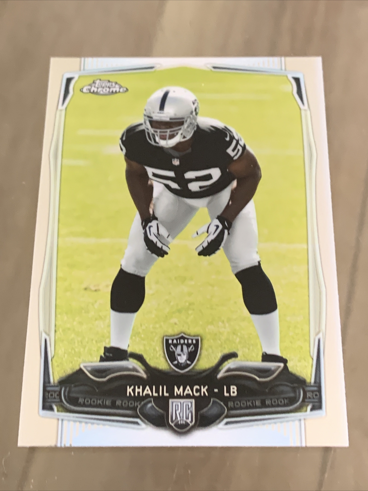 2014 Topps Chrome Khalil Mack Rookie Card RC Raiders Chicago Bears Chargers R301