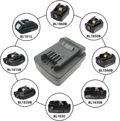 Convertitore Adattatore Batteria per Batteria Al Litio Makita