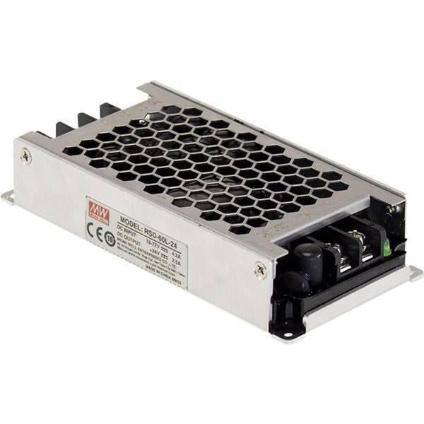 Mean Well RSD-60G-5   Convertitore DC/DC 12 V/DC, 24 V/DC, 36 V/DC - 5 V/DC/12 A