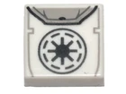 LEGO 1 x 1 Tile with Galactic Republic Symbol Backpack Pattern Star Wars