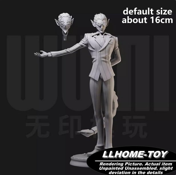 Figura de anime Demiurgo Demonio Sonrisa Resina Impresión 3D GK Modelo Hágalo Usted Mismo Sin Pintar