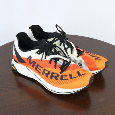 MERRELL MTL SKYFIRE 2 WHITE ORANGE SUPERLIGHT SNEAKER RUNNING SHOE WMS US 9