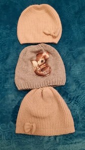 3 pc lot H&M h & m hats sz 4-8 girl spring fall winter beanie