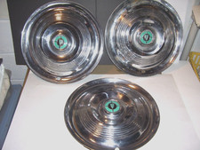 Set Of 3 1955 Chrysler Wheel Covers Hub Caps 15 Set Of 3 1955 Chrysler Wheel Covers Hub Caps 15