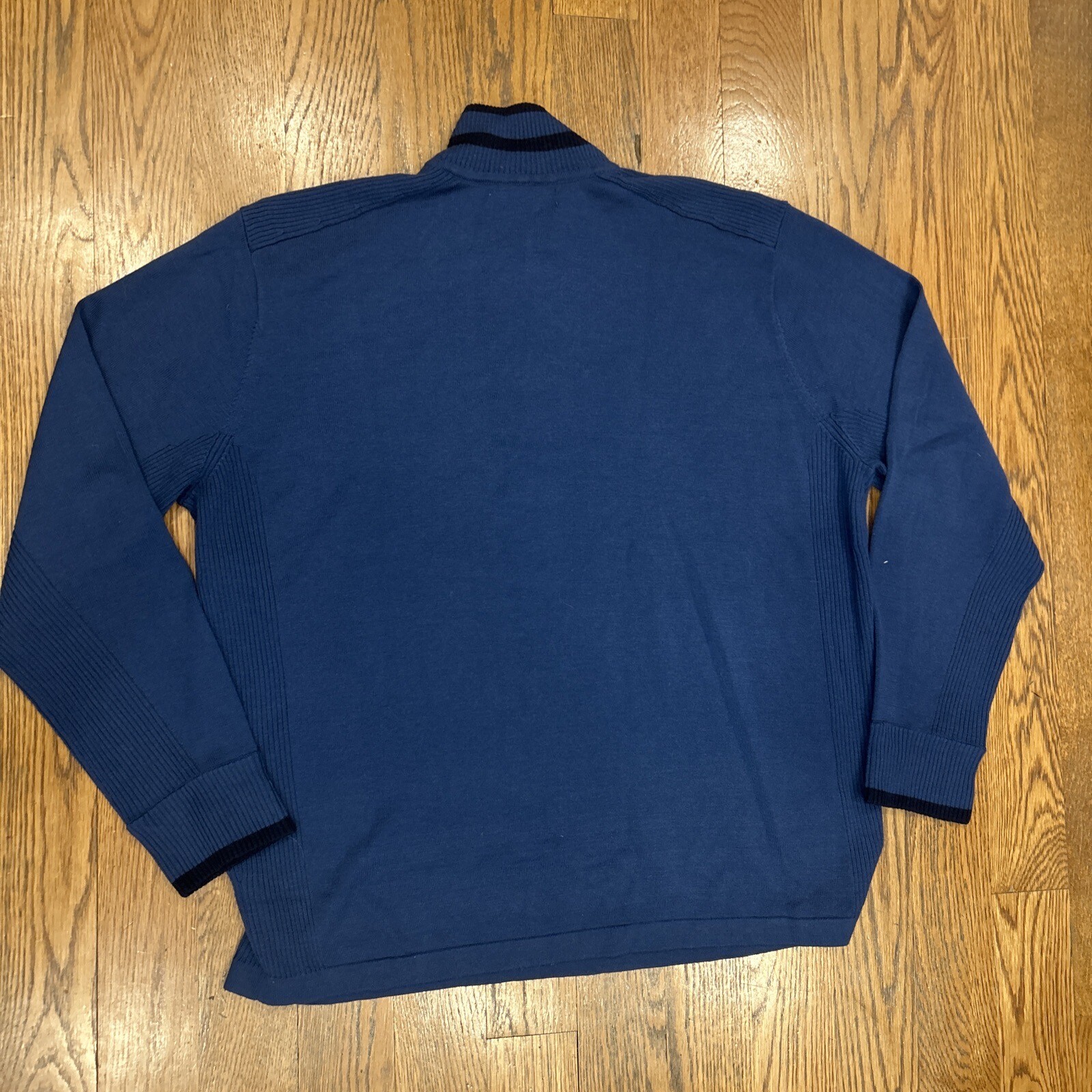 PATAGONIA Men's Blue Merino Wool Blend Long Sleeve 1/4 Zip Baselayer