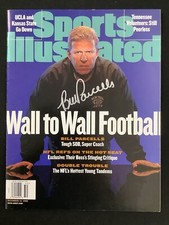 Bill Parcells Signed Sports Illustrated 12/14/98 No Label SB Giants Auto HOF JSA