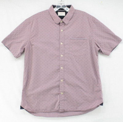 7 Diamonds Vision Quest Shirt Men's Large Short Sleeve Southwestern Button Up